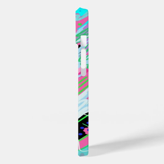 Coques Case-Mate iPhone Début de l'impression Abstraite floraison (Verso / Gauche)