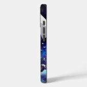 Coques Case-Mate iPhone Décembre Birthstone Sapphire Inspiré Blue Topaz (Verso / Gauche)