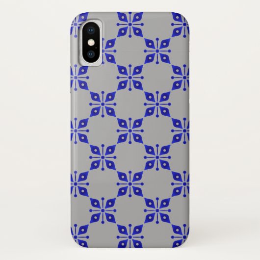 Coques Case-Mate iPhone Décor bleu (Dos)