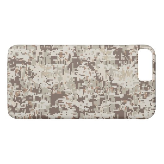 Coques Case-Mate iPhone Décor Camouflage numérique style désert (Dos (Horizontal))