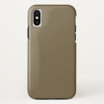 Coque Pour iPhone XS Décor couleur café Taupe Arrière - plan personnali<br><div class="desc">Ce produit sur mesure est disponible dans un décor de couleur de café taupe solide pour vous-même ou comme un cadeau sûr de faire une impression en toutes occasions. Cliquez sur le bouton "Customisez-le !" ou sur le lien que vous trouverez sur cette page de produit pour révéler un ensemble...</div>