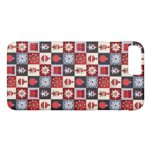 Coques Case-Mate iPhone Décor de Noël (Dos (Horizontal))