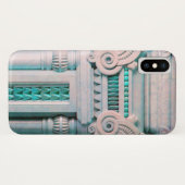 COQUES Case-Mate iPhone DÉCOR EN MARBRE BLEU ROSE ARTISTIQUE ÉLÉGANT (Dos (Horizontal))