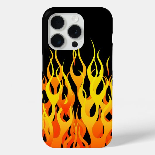 Coques Case-Mate iPhone Décor Flammes de Course Classiques sur un (Verso)
