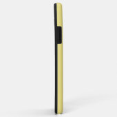 Coques Case-Mate iPhone Décor jaune pastel doux prêt à (Dos/Droite)