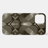 Coques Case-Mate iPhone Décor motif art déco sans charme. Géomet (Verso (horizontal))