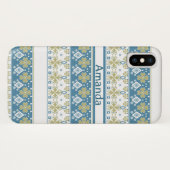 Coques Case-Mate iPhone Décor ornemental intime, folk orné (Dos (Horizontal))