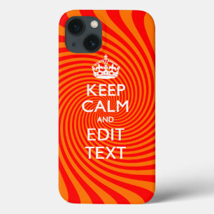 Coques Pour iPhone Décor Tangerine et Red Swirl pour votre Confort