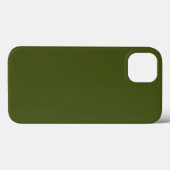 Coques Case-Mate iPhone Décor vert Olive Customiser facilement (Verso (horizontal))