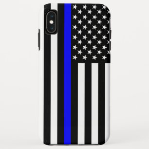 Case-Mate iPhone Case Décoration de drapeau américain Thin Blue Line