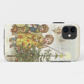 Coques Case-Mate iPhone Décoration de l'arbre de Noël (Dos (Horizontal))