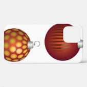 Coques Case-Mate iPhone décoration de Noël (Verso (horizontal))