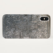 Coques Case-Mate iPhone décoration religieuse orthodoxe argentée Co en (Dos (Horizontal))
