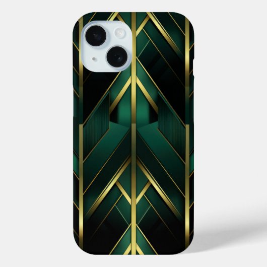 Coques Case-Mate iPhone Décoration Verte (Verso)
