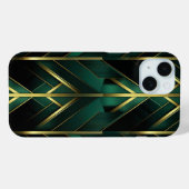 Coques Case-Mate iPhone Décoration Verte (Verso (horizontal))