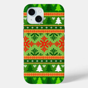 COQUE POUR iPhone 15 DÉCORATIONS DE NOËL STYLE