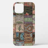 Coques Case-Mate iPhone Découpe à patchwork, texture 3D. (Verso)