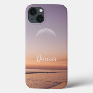 Case-Mate iPhone Case Découvrez, Moon Over Beach à Dusk