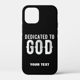 Case-Mate iPhone CASE DÉDIÉ À DIEU COOL PERSONNALISABLE TEXTE BLANC