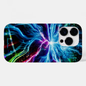 Coques Case-Mate iPhone DeepRoots, un monde numérique dans le cyberespace (Verso (horizontal))