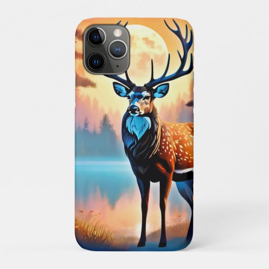 Coques Case-Mate iPhone Deer Stance Lune (Dos)