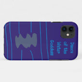 Coques Case-Mate iPhone Déesse dansante tribale Art ethnique Lumières bleu (Dos (Horizontal))