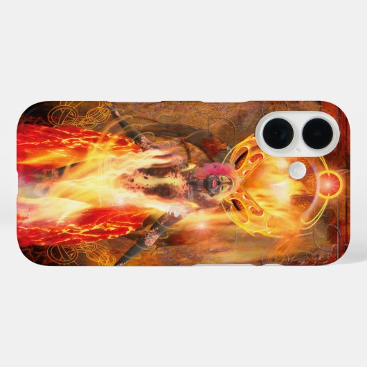 Coques Case-Mate iPhone Déesse du feu PELE (Verso (horizontal))