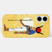 Coques Case-Mate iPhone Déesse égyptienne antique Hathor (Verso (horizontal))