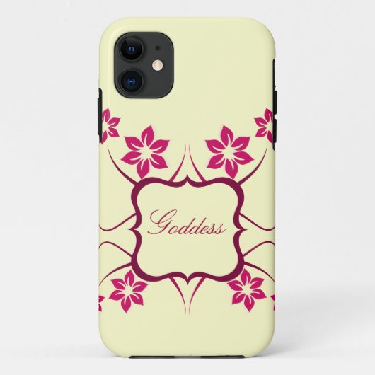 Coques Case-Mate iPhone Déesse Floral CM iPhone 5 BT ID Coque, rose (Dos)