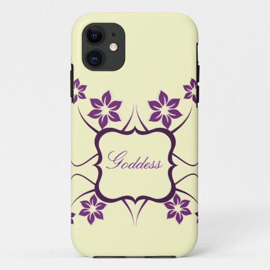 Coques Case-Mate iPhone Déesse Floral CM iPhone 5 BT ID Coque, violet (Dos)