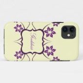Coques Case-Mate iPhone Déesse Floral iPhone 5 BT Coque, violet (Dos (Horizontal))