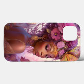 Coques Case-Mate iPhone Déesse noire Art Imaginaire rose violet (Verso (horizontal))