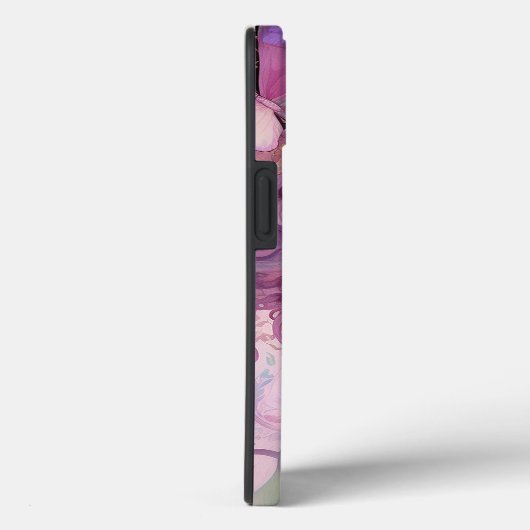 Coques Case-Mate iPhone Déesse noire Art Imaginaire rose violet (Verso / Droite)