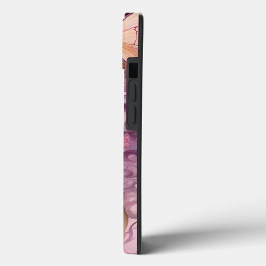 Coques Case-Mate iPhone Déesse noire Art Imaginaire rose violet (Verso / Gauche)