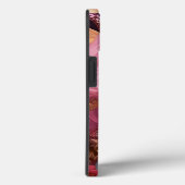 Coques Case-Mate iPhone Déesse noire en rose et or (Verso / Droite)