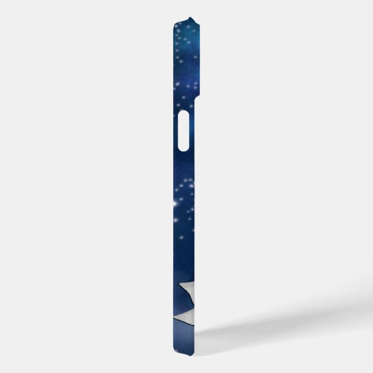 Coques Case-Mate iPhone Déesse Zodiac Gemini dans l'espace céleste bleu (Verso / Droite)
