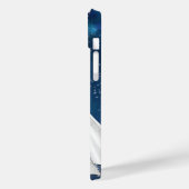 Coques Case-Mate iPhone Déesse Zodiac Gemini dans l'espace céleste bleu (Verso / Gauche)