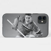 Coques Case-Mate iPhone Défenseur d'hockey (Dos (Horizontal))
