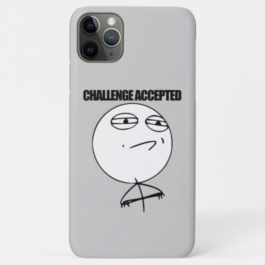 Coques Case-Mate iPhone Défi admis (Dos)