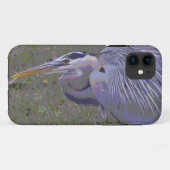 Coques Case-Mate iPhone Défi Great Blue Heron (Dos (Horizontal))