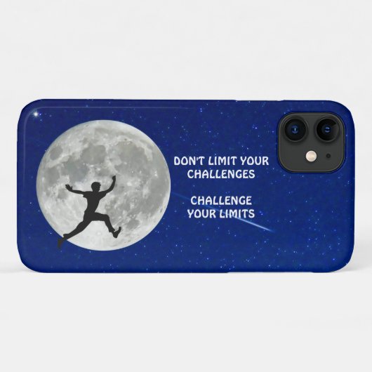 Coques Case-Mate iPhone Défiez vos limites devis de motivation (Dos (Horizontal))