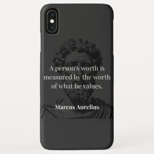 Case-Mate iPhone Case Définir la valeur : Marc Aurèle sur les valeurs