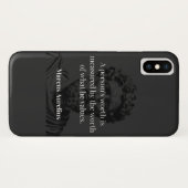 Coques Case-Mate iPhone Définir une valeur : Marcus Aurelius sur les valeu (Dos (Horizontal))