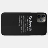 Coques Case-Mate iPhone Définition de dictionnaire amusant Cyclopath (Dos (Horizontal))