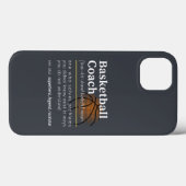 Coques Case-Mate iPhone Définition de l'entraîneur de basket (Verso (horizontal))