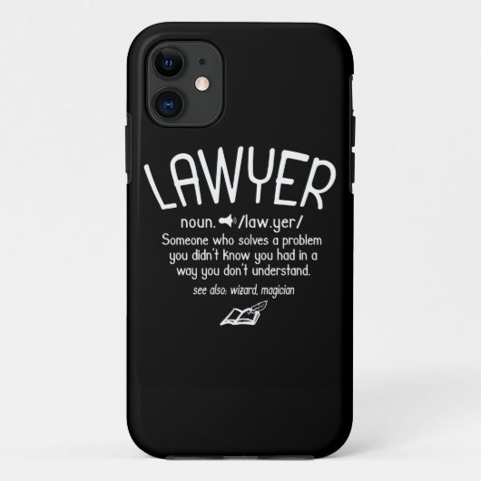 Coques Case-Mate iPhone Définition drôle de l'avocat (Dos)