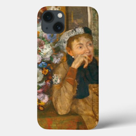 Coques Case-Mate iPhone Degas Une Femme assise à côté d'un vase de fleurs (Verso)