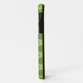 Coques Case-Mate iPhone Dégradants de couleur ZigZag Vagues - vert (Dos/Gauche)