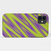 Coques Case-Mate iPhone Dégradants de couleur ZigZag - violet vert (Dos (Horizontal))
