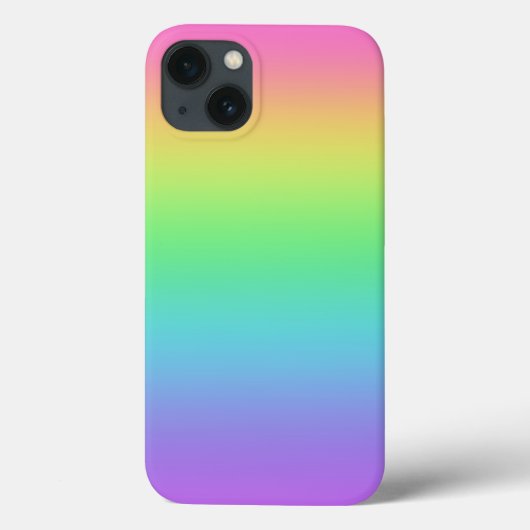 Coques Case-Mate iPhone Dégradé arc-en-ciel à peine là (Verso)